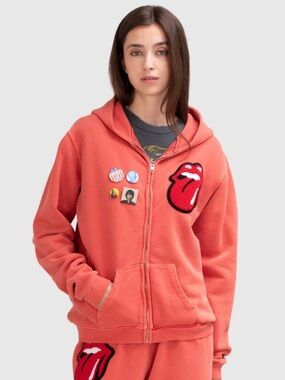 Made Worn Rolling Stones Hoodie Sweatshirt